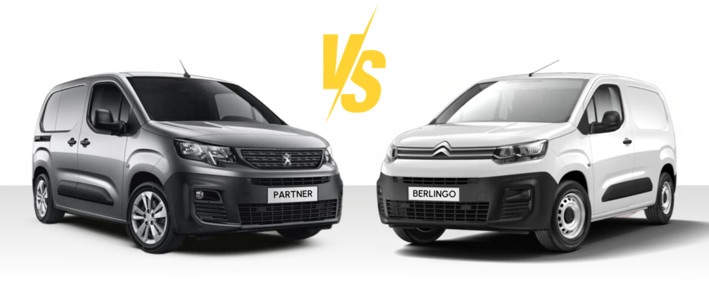 Paugeot Partner vs Citroen Berlingo van blog post image