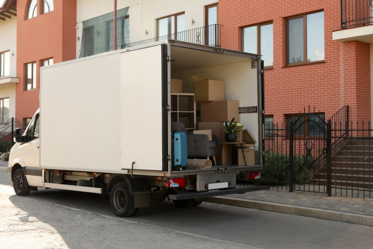 Fully loaded Luton van