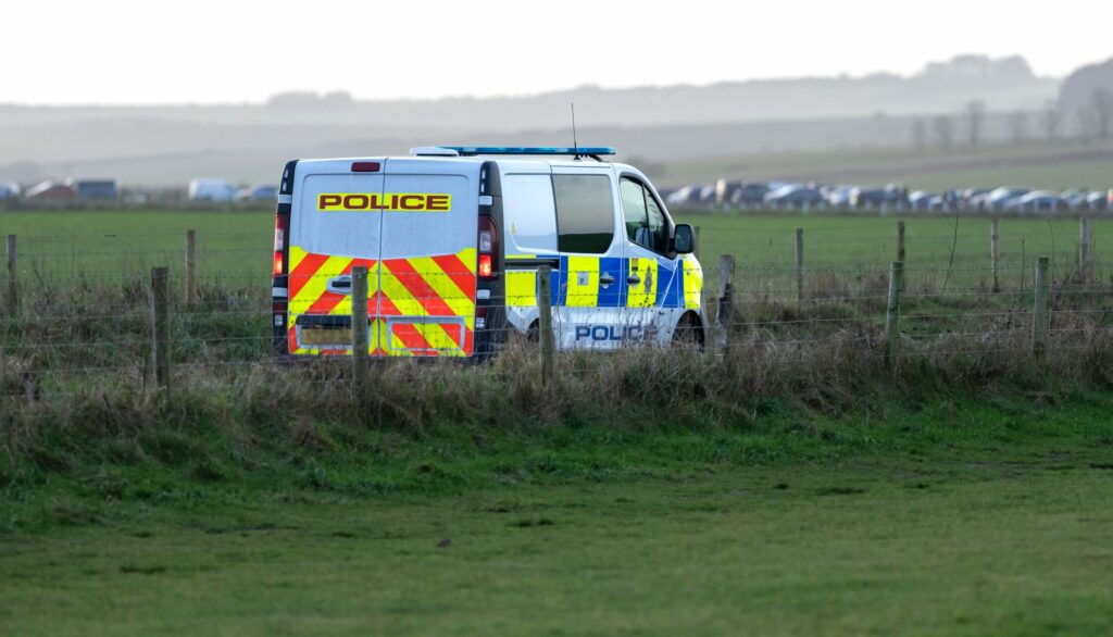 Police spot checks on the road