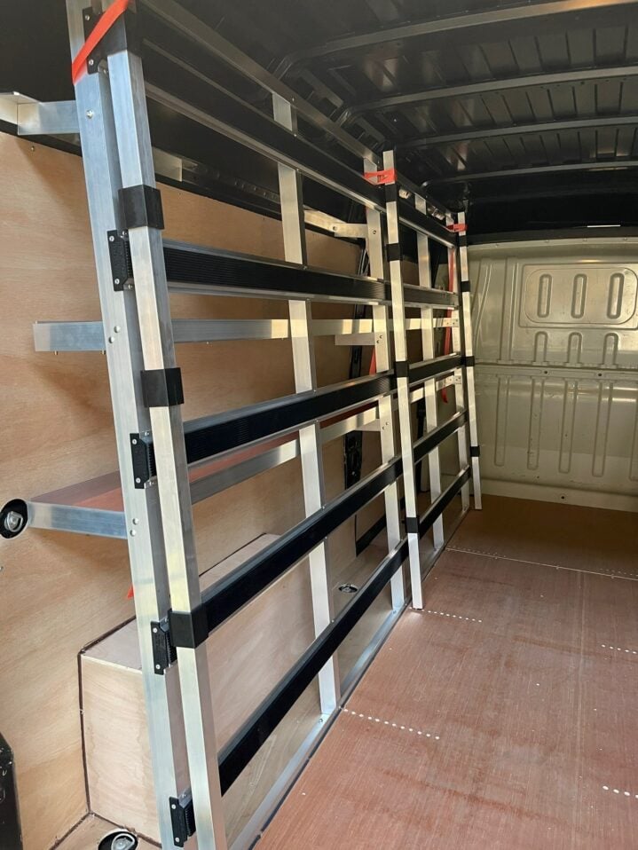 Lease a Glazing Van - Internal & External Glass Frails and Racks ...