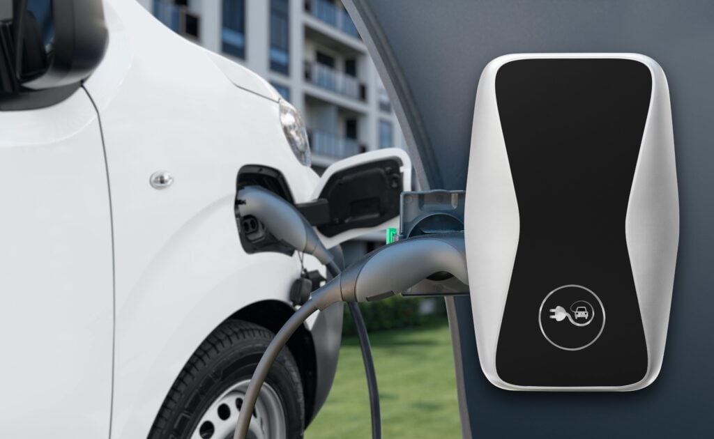 Electric van charging