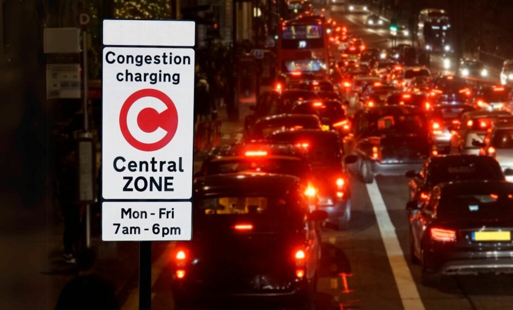 London congestion charge zone
