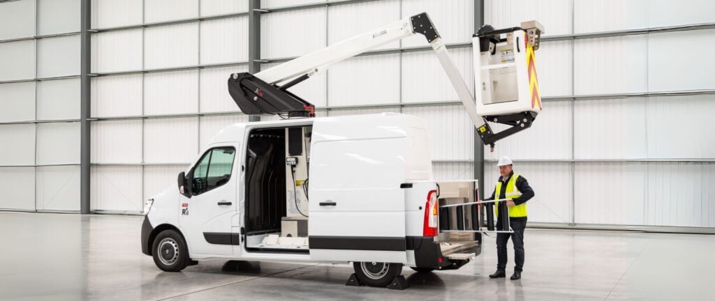 Cherry picker van conversion