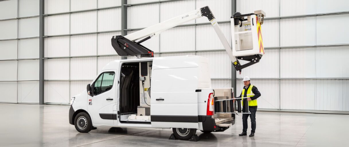 Cherry picker van conversion