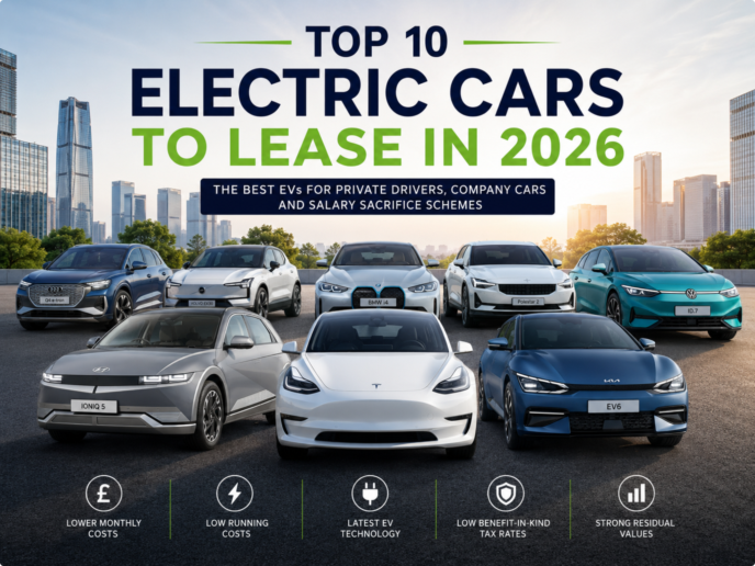 Top 10 Electric Cars to Lease in 2026 | Best EVs for Company Cars & Salary Sacrifice