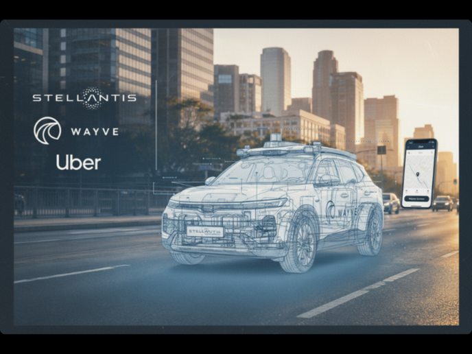 Stellantis, Wayve and Uber - autonomous vehicle