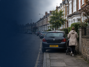 street with parked cars