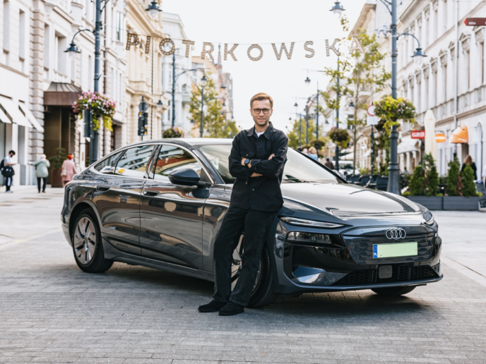Guinness World Record in the Audi A6 Sportback e-tron performance