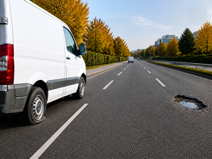 How Potholes & Tyre Costs Affect Business Fleets