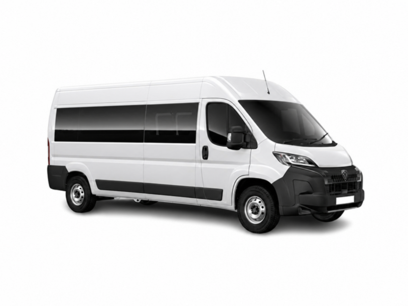 The Peugeot Boxer 17-Seat Minibus Lite WAV combines generous passenger capacity with wheelchair access and a practical layout for schools, care providers and community transport.