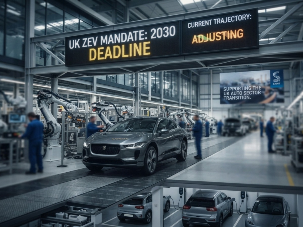 UK Government Considers Easing Electric Vehicle Sales Targets Ahead 2030